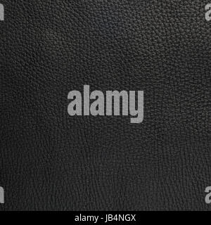 Natural qualitative black leather texture. Close up. Stock Photo