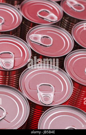 Red Can Texture Unlabeled aluminum soda can, top view.000- Metallic texture and visible ...