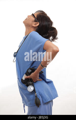 Asian american healthcare worker Stock Photo