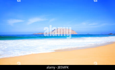 Playa las Conchas, Montana Clara, Island La Graciosa, Lanzarote, Canary Islands, Spain. Stock Photo