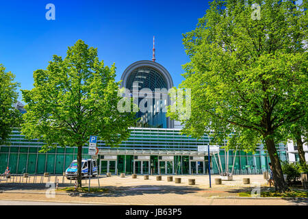East entrance of the exhibition halls in Hamburg, Germany Stock Photo