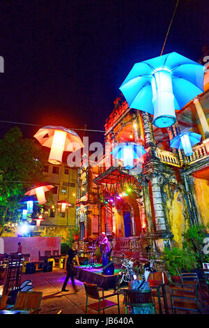 Alex Aguilar playing at the Mansion House Phnom Penh Cambodia Stock Photo