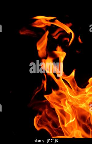 fire flame background pater frame on black background Stock Photo - Alamy
