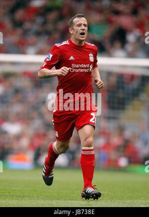 CHARLIE ADAM LIVERPOOL FC ANFIELD LIVERPOOL ENGLAND 13 August 2011 Stock Photo