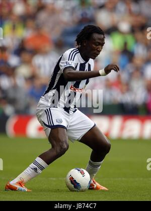 SOMEN TCHOYI WEST BROMWICH ALBION FC WEST BROMWICH ALBION FC THE HAWTHORNS WEST BROMWICH ENGLAND 14 August 2011 Stock Photo