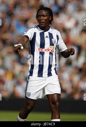 SOMEN TCHOYI WEST BROMWICH ALBION FC WEST BROMWICH ALBION FC THE HAWTHORNS WEST BROMWICH ENGLAND 14 August 2011 Stock Photo