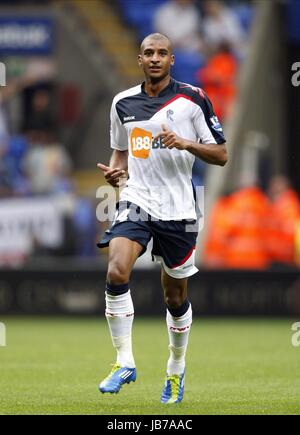 DAVID NGOG BOLTON WANDERERS FC REEBOK STADIUM BOLTON ENGLAND 02 October 2011 Stock Photo