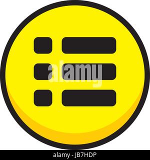 video game asset menu icon button layer vector art illustration Stock ...