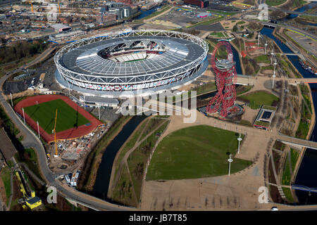 The Queen Elizabeth Park at Stratford London. Stock Photo