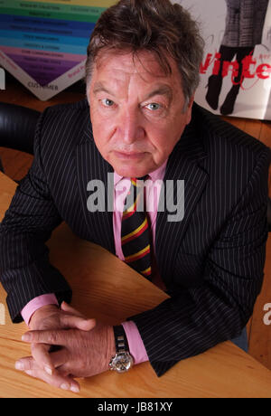 Fashion designer George Davies in his office/studio Stock Photo