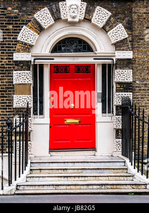 Bloomsbury door in London. England Stock Photo