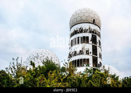 former NSA listening station on the Teufelsberg in Berlin Stock Photo