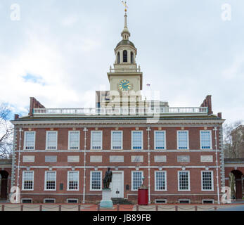 view of the old City hall in Philadelphia Stock Photo