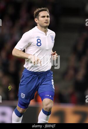 FRANK LAMPARD ENGLAND CHELSEA FC ENGLAND & CHELSEA FC PARKEN COPENHAGEN DENMARK 09 February 2011 Stock Photo