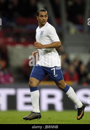 THEO WALCOTT ENGLAND ARSENAL FC ENGLAND & ARSENAL FC PARKEN COPENHAGEN DENMARK 09 February 2011 Stock Photo