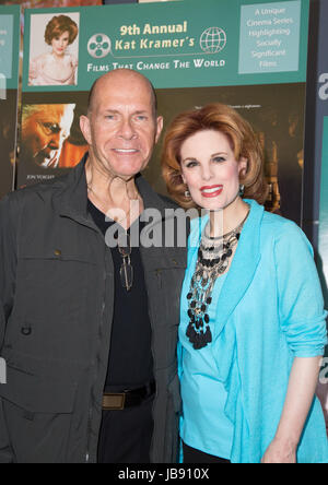 Los Angeles, California, USA. 3rd June, 2017.  Actor Robert Catrini and actress Katharine 'Kat' Kramer attend 'Kat Kramer's Films That Change the Worl Stock Photo