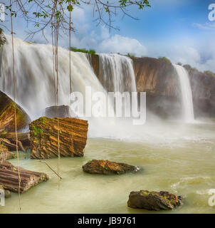 Beautiful Dray Nur waterfall in Vietnam Stock Photo