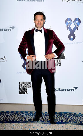 Paul Sculfor attending the One for the Boys Fashion Ball, held at The Landmark Hotel, London. To raise awareness of male cancer, the event will launch the charity's latest campaign, The Waiting Room, which will see a pop-up doctor's waiting room, disguised as the ultimate men's retreat appear in Canary Wharf from Monday 12 - Wednesday 14 June. PRESS ASSOCIATION Photo. Picture date: Friday June 9, 2017. See PA story SHOWBIZ Fashion. Photo credit should read: Ian West/PA Wire Stock Photo