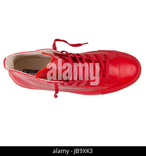Red Converse Chuck Taylor All Star shoe Stock Photo - Alamy