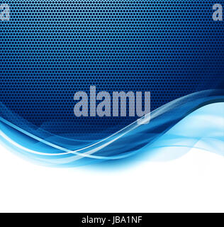 Abstract modern blue and white waved background Stock Photo - Alamy