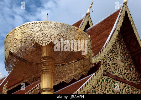 Die Architektur des Wat Phra That Doi Suthep Tempel in Chiang Mai im Norden von Thailand. Stock Photo