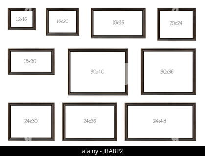 The Ten Most popular Selling Frames Dimensions of a Brown Modern Frame ...