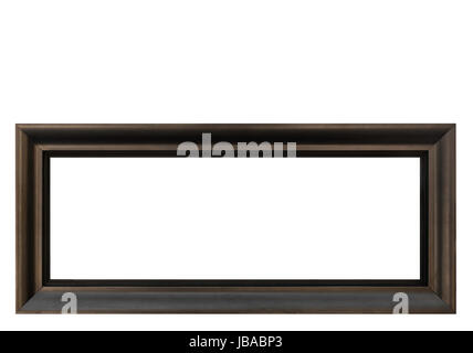 High Resolution Empty Rectangle Frame Isolated on White Background ...