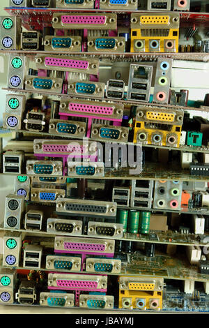 Junk Motherboards Stock Photo