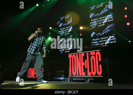 Sydney, NSW, Australia. 9th June, 2017. Tone Loc performing at the I Love the 90's Tour at Qudos Bank Arena Sydney Credit: Christopher Khoury/Australian Press/ZUMA Wire/Alamy Live News Stock Photo