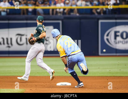 June 28, 2017: Oakland Athletics rookie Franklin Barreto (1) during a Major  League Baseball game between the Houston Astros and Oakland Athletics at  Minute Maid Park in Houston, TX. Chris Brown/CSM (Cal