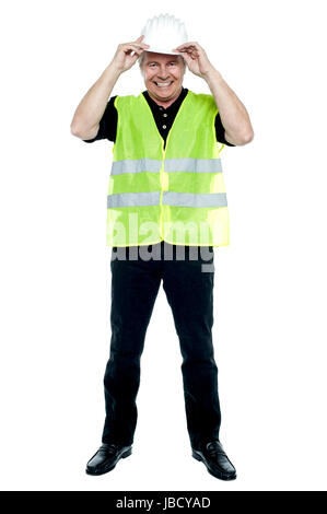 white fluorescent jacket