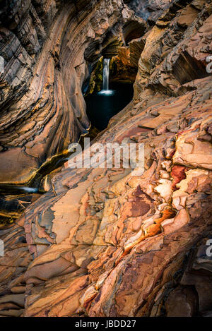 Spa Pool at Karijini National Park, Western Australia Stock Photo