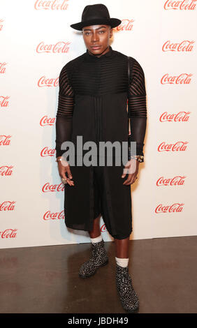 Celebrities party at the Coca Cola Beach Club - the official launch of the new 'Share a Coke' campaign where bottles feature the names of dream holiday destinations with a chance to win a trip to a chosen location  Featuring: The Plasticboy Where: London, United Kingdom When: 10 May 2017 Credit: Phil Lewis/WENN.com Stock Photo