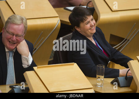 Scottish Politicians attend the weekly First Ministers Questions in Holyrood, Edinburgh.  Featuring: Ruth Davidson Where: Edinburgh, United Kingdom When: 11 May 2017 Credit: Euan Cherry/WENN.com Stock Photo