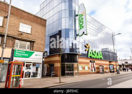 Asda Supermarket, The Broadway, Bexleyheath, London, London, England Stock Photo