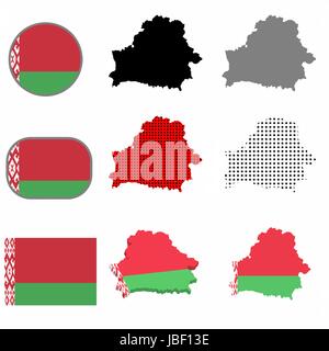 Belarus country vector illustration Stock Vector