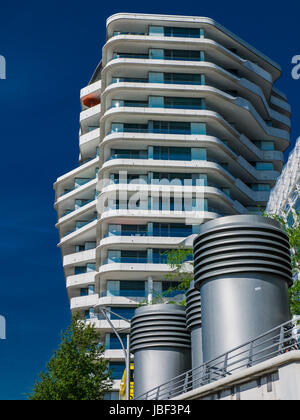 Marco-Polo-Tower in Hamburg Hafencity, Germany Stock Photo ... Marco-Polo-Tower in Hamburg Hafencity, Germany Stock Photo ...