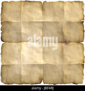 brown textured lost worn out letter Stock Photo