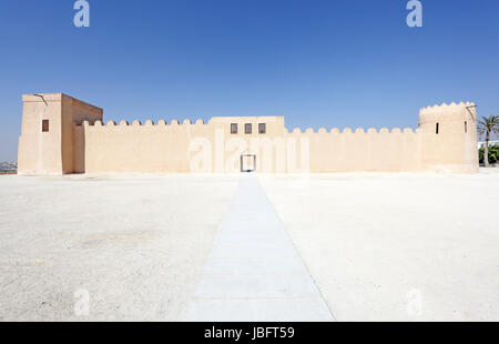 Historic Riffa fort in the Kingdom of Bahrain, Middle East Stock Photo