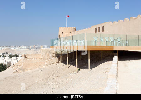 Historic Riffa fort in the Kingdom of Bahrain, Middle East Stock Photo