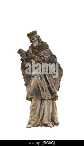 Stone figure of an holy man Stock Photo