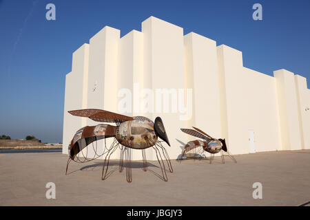 Qal'at al-Bahrain Site Museum (Fort of Bahrain) in Manama, Bahrain, Middle East Stock Photo