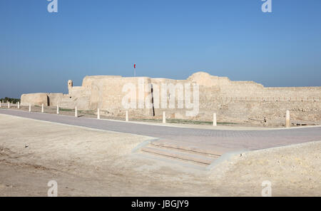 Qal'at al-Bahrain Site Museum (Fort of Bahrain) in Manama, Bahrain, Middle East Stock Photo