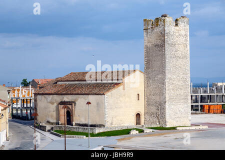 Parish Church of San Esteban in Cuellar Segovia Province, Castile and Leon, Spain Stock Photo