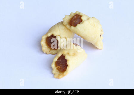 Pineapple pie on white paper Stock Photo