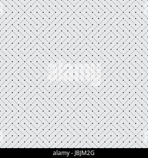 Seamless pattern. Modern stylish texture with regularly repeating geometrical shapes, dots, lines, chaotic zigzag dashed lines. Vector element of grap Stock Vector