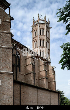 San Antolin, Pamiers cathedral in Ariege, Midi-Pyrenees, France Stock Photo