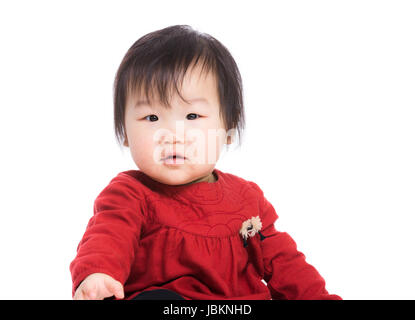 Beautiful Baby Asian Girl Stock Photo