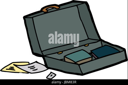Cartoon Illustration of Suitcase Clip Art Stock Photo - Alamy