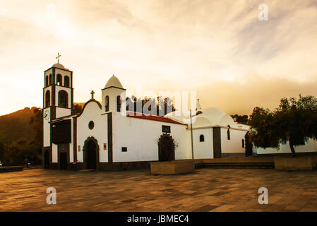 Church in Santiago del Teide Tenerife Stock Photo